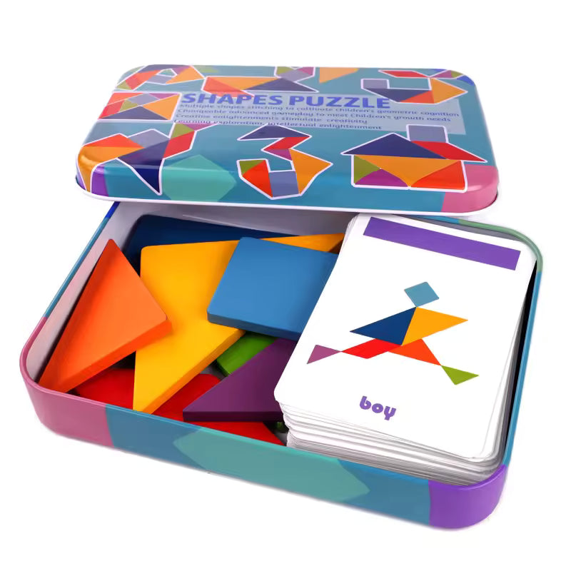 MontessoriShape™ Wooden Tangram Puzzle Set