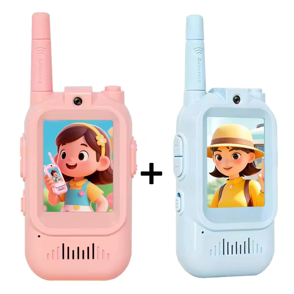 AdventureTalk™ Kids Rechargeable Walkie Talkie Set (2-Pack)